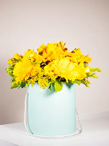 Flower Box fiori gialli